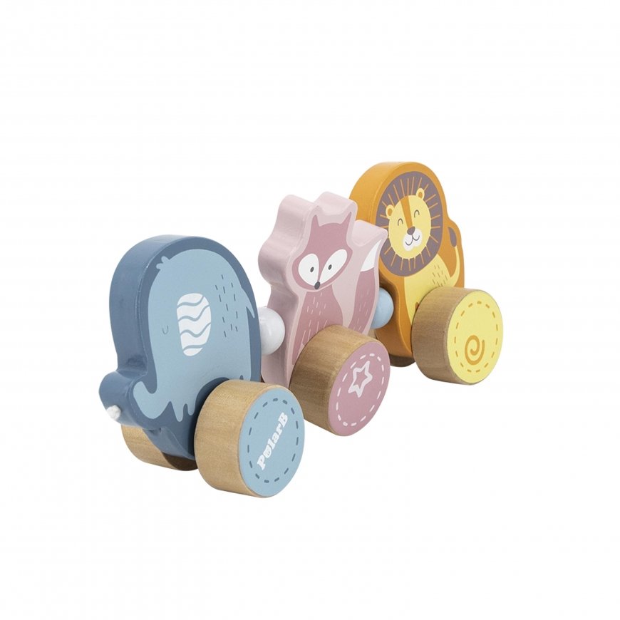 Wooden animal train "Viga Toys" – 4