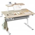 Desk for children Ergo Office, with height adjustment, gray, max 40kg, 900x600mm, ER-483