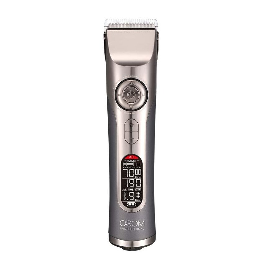 Profesionali plaukų kirpimo mašinėlė OSOM Professional Hair Clipper, reguliuojamas kirpimo ilgis 1 - 1,9 mm, su 8 šukutėmis – 2