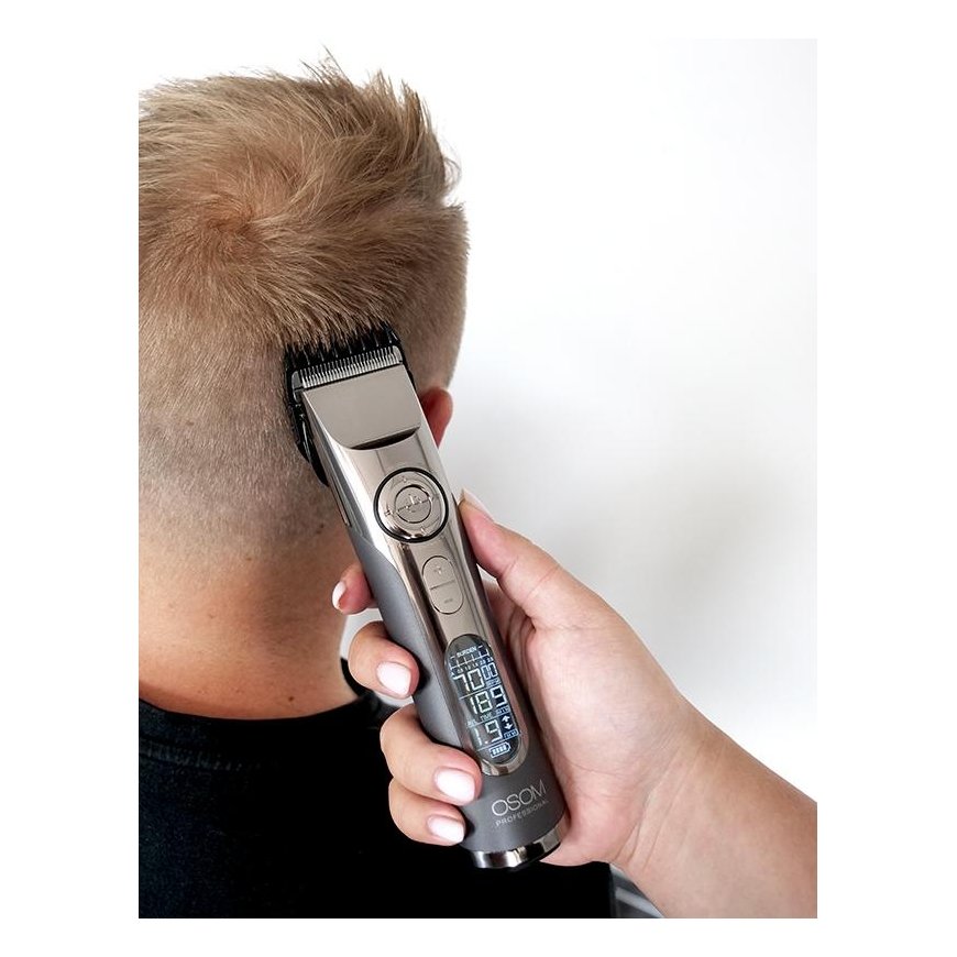 Professional hair clipper OSOM Professional Hair Clipper, adjustable cutting length 1 - 1.9 mm, with 8 combs – 5