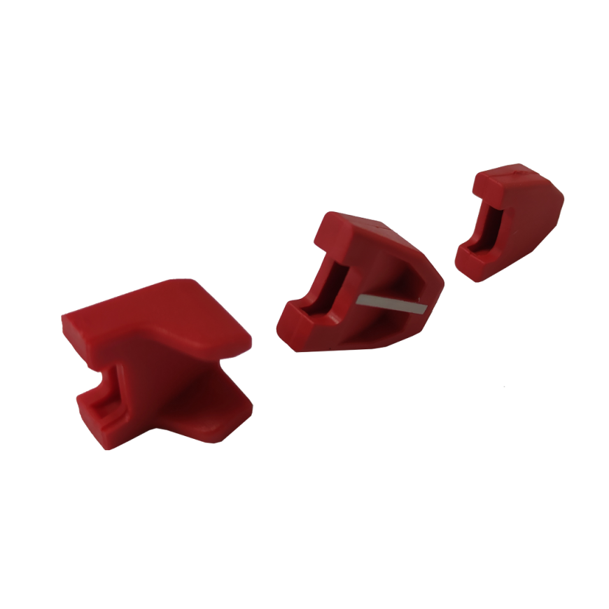 Milwaukee Accessories Guminiai antgaliai smeigiakalėms MILWAUKEE, 3vnt. – 2