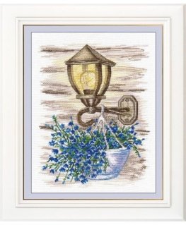 Beldizart (Discontinued) Lantern with flowers S1153