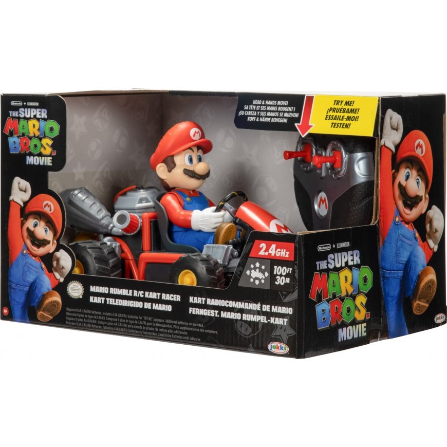 Nintendo Super Mario Bros Movie - Super Mario Rumble RC-ajoneuvo – 2