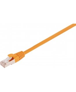 Fuj:tech CAT6A S/FTP -verkkokaapeli, 0.25 m, oranssi