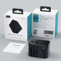 Choetech gaN 2 x USB Type C / USB 65W Power Delivery fast charger, black (PD5009-BK) Choetech gaN 2 x USB Type C / USB 65W Power Delivery fast charger, black (PD5009-BK)