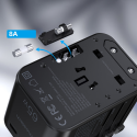 Choetech gaN 2 x USB Type C / USB 65W Power Delivery greitas įkroviklis, juodas (PD5009-BK) Choetech gaN 2 x USB Type C / USB 65W Power Delivery greitas įkroviklis, juodas (PD5009-BK)