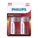 Philips LR20P2B/10 Power Alkaline D / 2 pcs