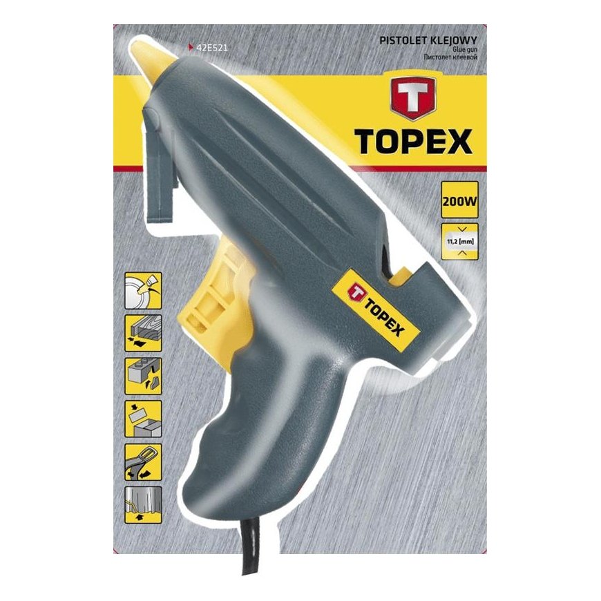 Topex Glue gun 11mm, 200W – 2