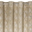Eurofirany minkšto aksomo užuolaida ARETA su boho stiliaus raštu / 200 g/m2 / 140x250 / smėlio spalvos Eurofirany minkšto aksomo užuolaida ARETA su boho stiliaus raštu / 200 g/m2 / 140x250 / smėlio spalvos