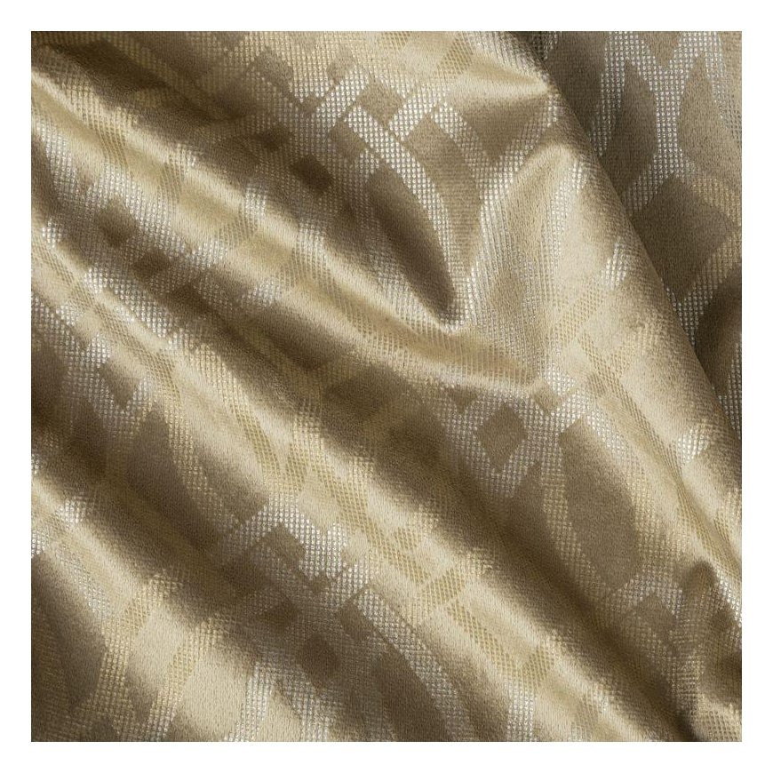 Eurofirany soft velvet curtain ARETA with boho pattern / 200 g/m2 / 140x250 / beige – 3