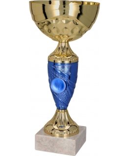 Metal cup Golden-Blue TM 9058H
