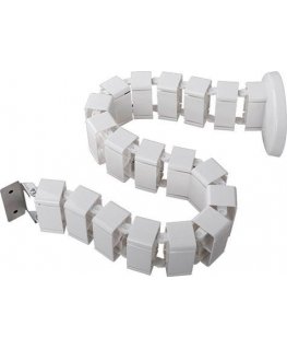 Organizer Spacetronik cable cover, white, 1 pc (5903031015447)