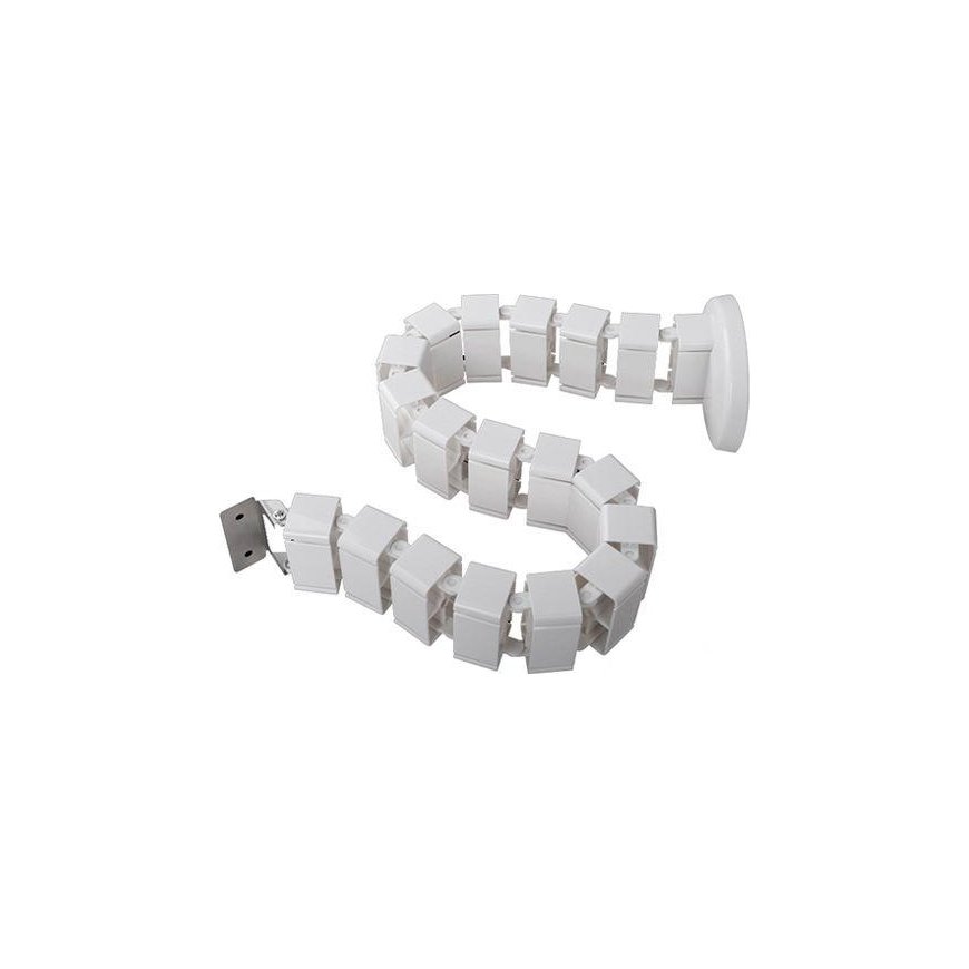 Organizer Spacetronik cable cover, white, 1 pc (5903031015447)