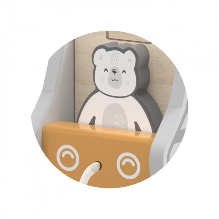 Medinė tempiama mašinėlė ,,Viga Toys" – 5