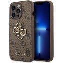 Dėklas Guess GUHCP14X4GMGBR iPhone 14 Pro Max 6,7" ruda/ruda hardcase 4G Big Metal Logo