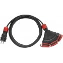 Plastrol Construction extension cable X3 rubber coated cable with 3 sockets with 10m H05RR-F (W-01172) Plastrol Construction extension cable X3 rubber coated cable with 3 sockets with 10m H05RR-F (W-01172)
