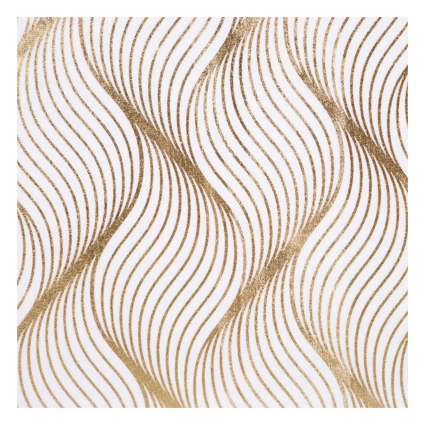 Eurofirany LIMITED COLLECTION BLANCA3 Paveikslas su auksiniu atspaudu aukso spalvos rėmelyje, 53X53 cm, spalva: balta / auksinė – 4