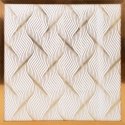 Eurofirany LIMITED COLLECTION BLANCA3 Picture with gold print in a gold-colored frame, 53X53 cm, color: white / gold Eurofirany LIMITED COLLECTION BLANCA3 Picture with gold print in a gold-colored frame, 53X53 cm, color: white / gold