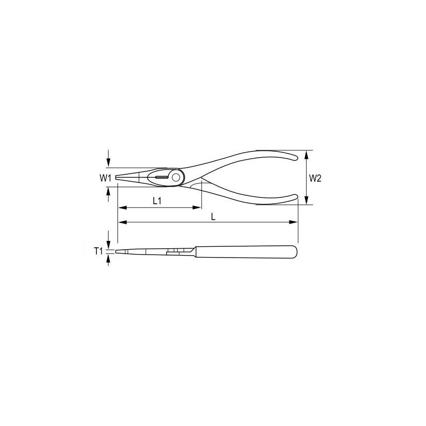 Prailgintos replės 160mm. 1000V VDE Irimo – 3