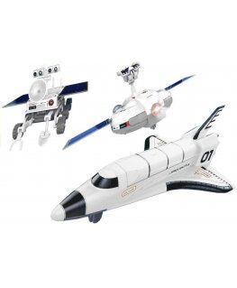Lean Cars Space Plane Solar Power 3 in One Moon Exploring DIY Fleet.