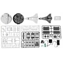 Lean Cars Space Plane Solar Power 3 in One Moon Exploring DIY Fleet.
