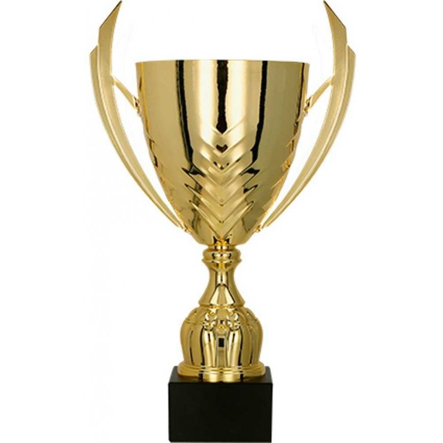 Detail Golden metal cup