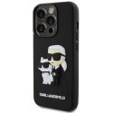 Karl Lagerfeld 3D guminis Karl and Choupette dėklas, skirtas iPhone 13 Pro Juodas Karl Lagerfeld 3D guminis Karl and Choupette dėklas, skirtas iPhone 13 Pro Juodas