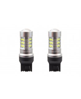Amio Zarówki led canbus 3030 24smd t20 7440 w21w white 12v/24v