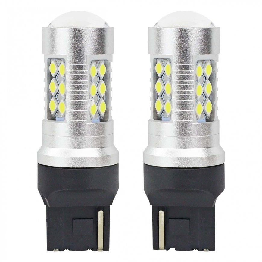 Amio Zarówki led canbus 3030 24smd t20 7440 w21w baltas 12v/24v – 2