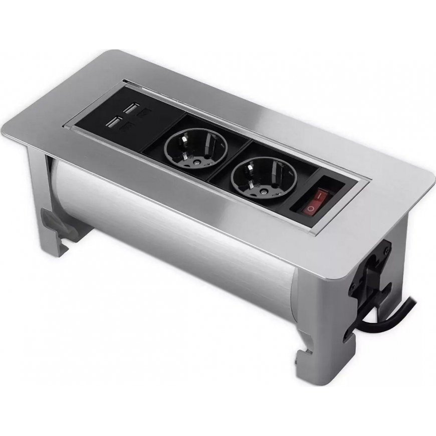 Spacetronik Rotating tabletop socket Spacetronik SPS-O24S