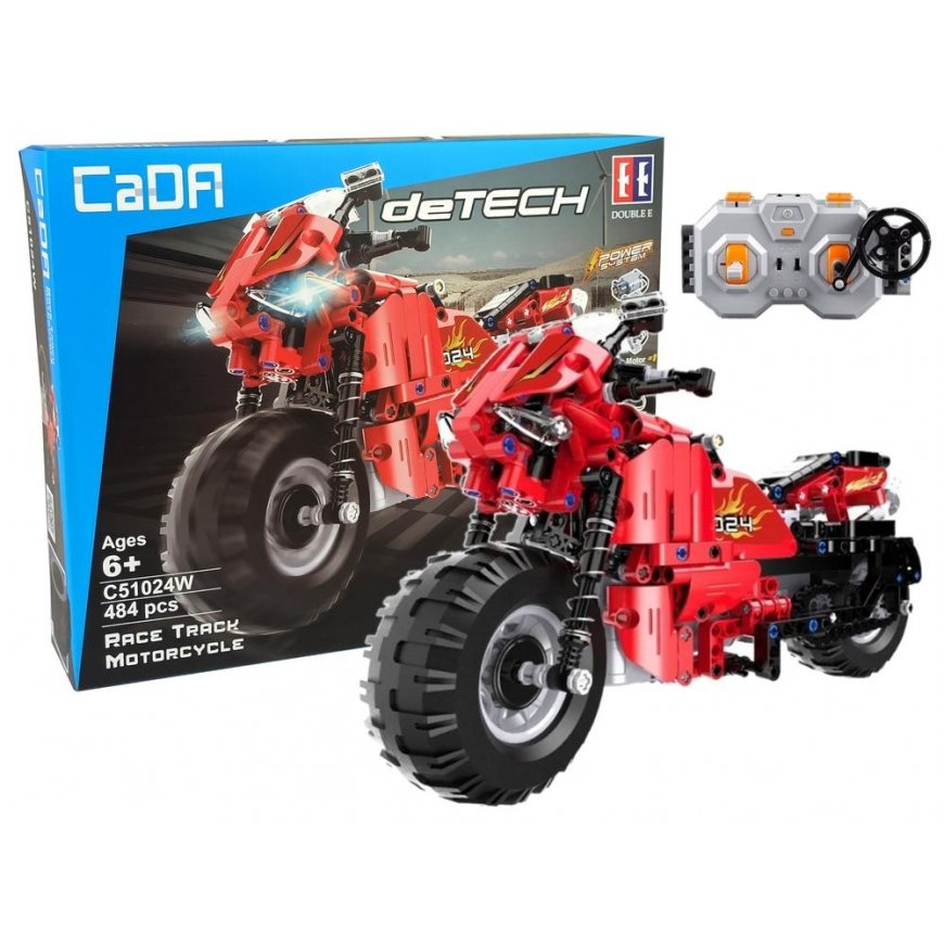 CADA block set remote control motorcycle