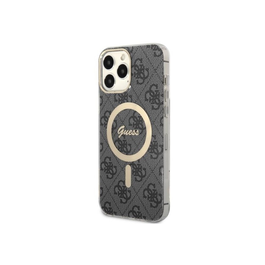 Guess dėklas, skirtas iPhone 13 Pro Max 6,7" GUHMP13XH4STK juodas kietas dėklas Magsafe IML 4G – 2