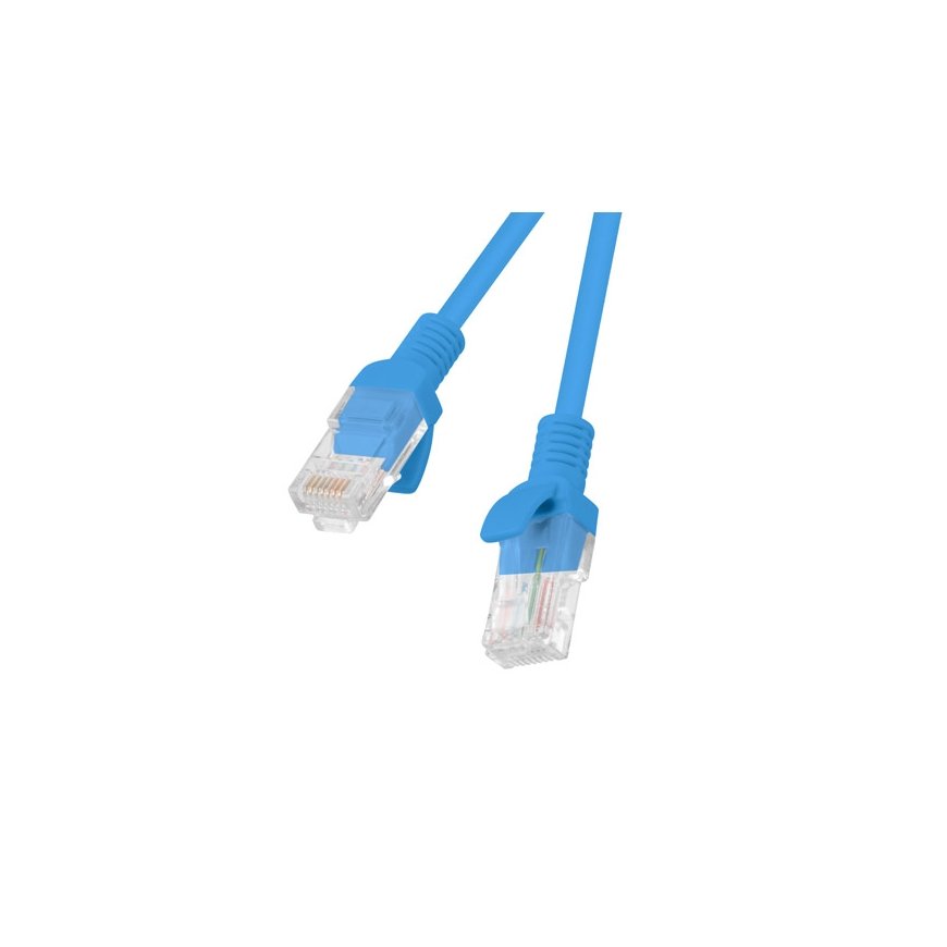 Lanberg PCU5-10CC-0200-B verkkokaapeli Sininen 2 m Cat5e U/UTP (UTP)