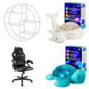 Cloud b Tranquil Whale Wieloryb Set Lampka i Grzechotka white Cloud b Tranquil Whale Wieloryb Set Lampka i Grzechotka white
