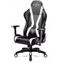 Diablo Chairs Diablo X-Horn 2.0 Normal Size juoda - balta ergonominė kėdė Diablo Chairs Diablo X-Horn 2.0 Normal Size juoda - balta ergonominė kėdė