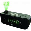 Eltra Radio alarm clock Kasia with projector, black Eltra Radio alarm clock Kasia with projector, black