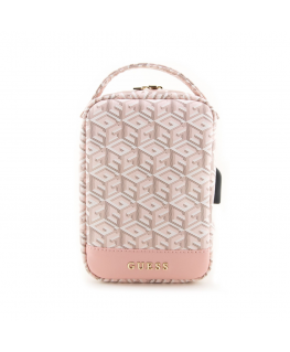 Case Guess PU G Cube Travel Universal Bag Pink