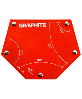 Graphite Grafito suvirinimo magnetinis kvadratas 111x136x24mm 34,0kg (56H905)