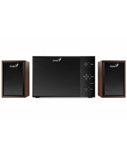 Computer speakers Computer speakers Genius speakers SW-2.1 350, 2.1, 15W, brown-black, controller, bass and treble control, 3.5m