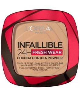 L'Oreal L'Oreal Paris L'OREAL_Infaillible 24H Fresh Wear Foundation In A Powder ilgalaikis veido pagrindas pudros pavidalu 140 G