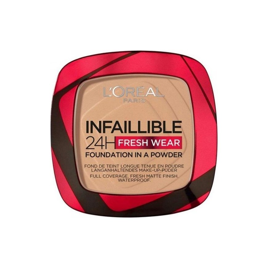 L'Oreal L'Oreal Paris L'OREAL_Infaillible 24H Fresh Wear Foundation In A Powder ilgalaikis veido pagrindas pudros pavidalu 140 G – 2