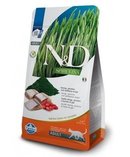 FARMINA N&D Spirulina Herring - dry cat food - 1.5 kg