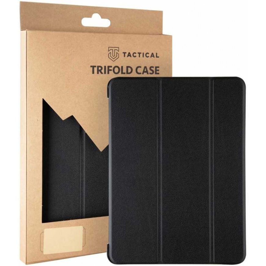 Tactical Book Tri sulankstomas dėklas, skirtas Lenovo Tab M10 3 gen. (TB-328) 10.1 Juoda