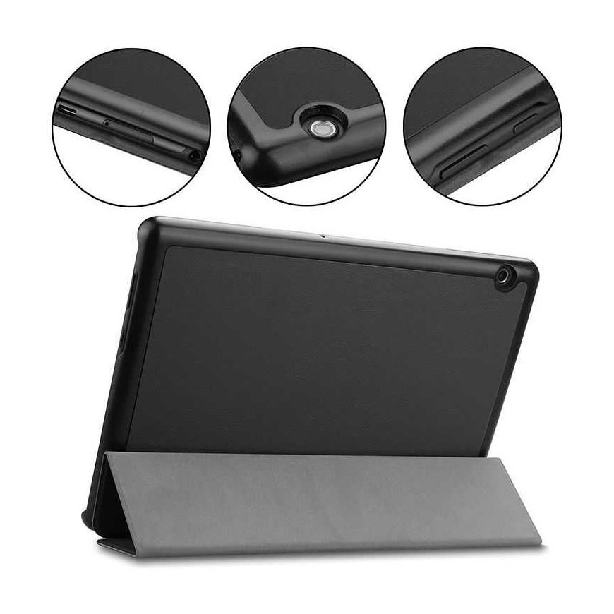 Tactical Book Tri sulankstomas dėklas, skirtas Lenovo Tab M10 3 gen. (TB-328) 10.1 Juoda – 4