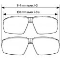 Safety goggles Uvex i-3 Pheos clear lens, supravision Plus (anti-fog on both sides) coating, black / white legs.