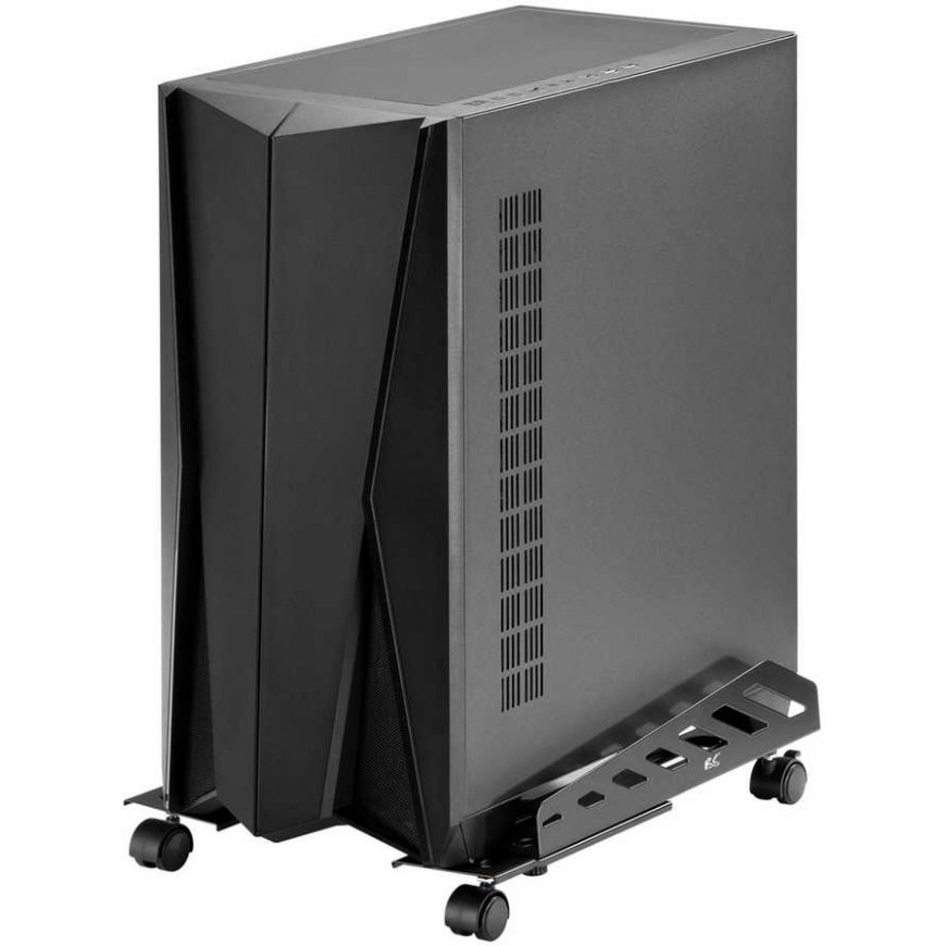 Holder NanoRS480 MacLean Mobile CPU Stand, Adjustable 160-300mm, Matte Black – 5