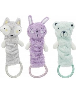 Trixie Junior, wisząca toy, for puppies, plush/cotton, 33 cm, szeleszcząca