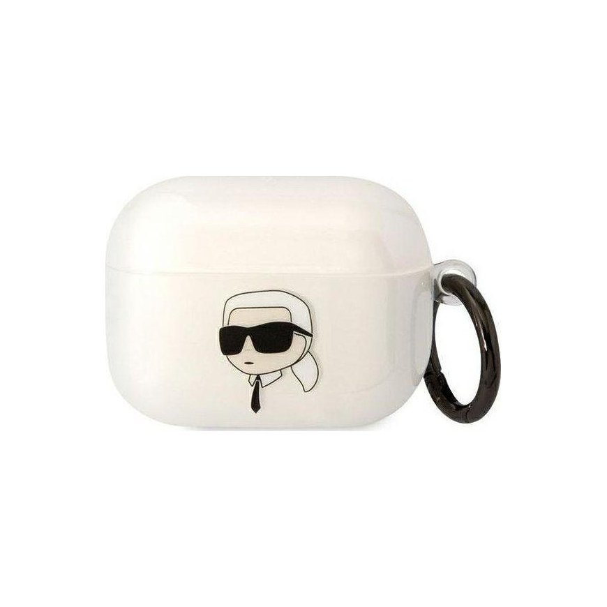 Karl Lagerfeld etui skirta Airpods Pro KLAPHNIKTCT transparent Karl`s Head – 4