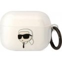 Karl Lagerfeld etui skirta Airpods Pro KLAPHNIKTCT transparent Karl`s Head