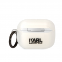 Airpods Pro KLAPHNIKTCT transparent Karl's Head for Karl Lagerfeld